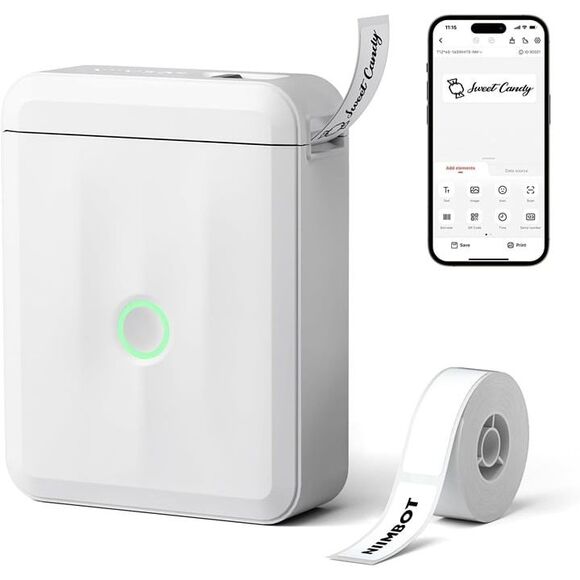 NIIMBOT‎ D110 Mini Label Maker Printer Machine with Tape Portable Bluetooth - Picture 1 of 9